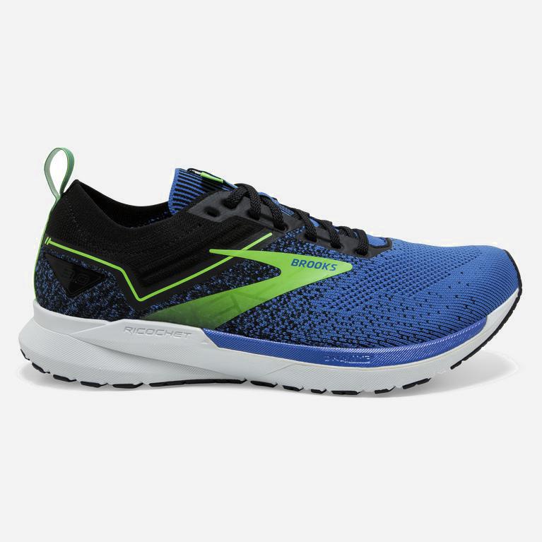 Brooks Ricochet 3 Lightweight - Zapatillas Running Asfalto Hombre - Azules / Verde (FA7832451)